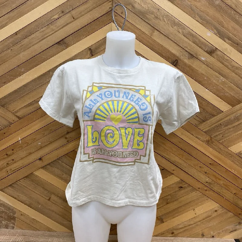 Gap - All You Need Is Love t-shirt- MSRP $ : Tan -women-XS-- Houndstooth Herringbone Solid Gap - All You Need Is Love t-shirt- MSRP $ : Tan -women-XS-- Houndstooth Herringbone Solid