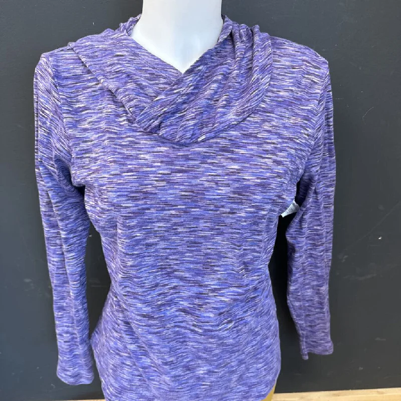 Columbia - Women's Hooded L/S Shirt - MSRP comp $70: Purple-women-LG-- Front Pockets Side Pockets Patch Pockets Columbia - Women's Hooded L/S Shirt - MSRP comp $70: Purple-women-LG-- Front Pockets Side Pockets Patch Pockets