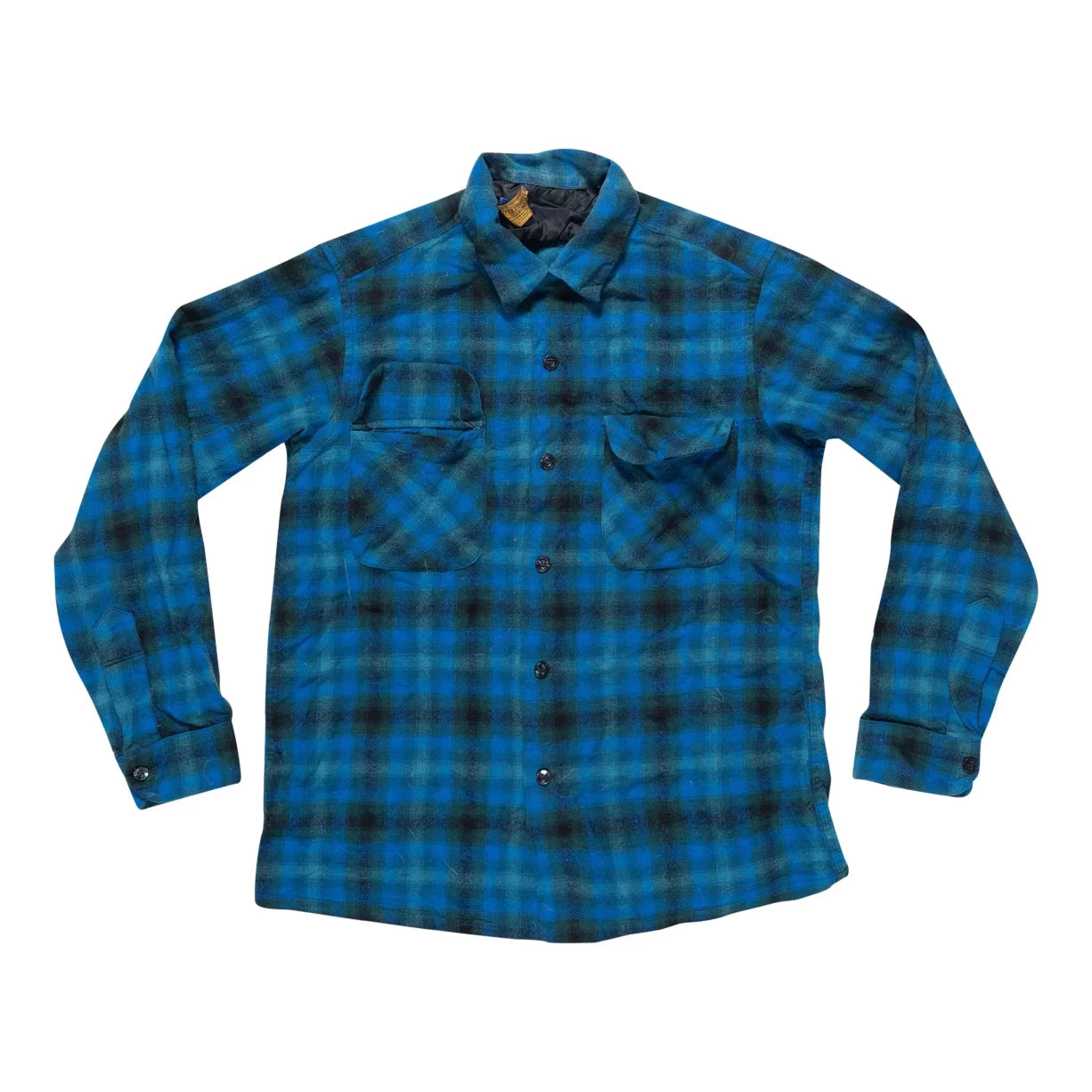 Pendleton Vintage Wool Button-Up Plaid Shirt - Women's-- Zippered Front Buttoned Front Snap Front Pendleton Vintage Wool Button-Up Plaid Shirt - Women's-- Zippered Front Buttoned Front Snap Front