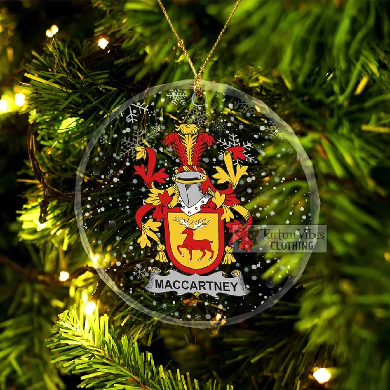 MacCartney Irish Clan Christmas Glass Ornament with Coat of Arms Parka Anorak Hoodie MacCartney Irish Clan Christmas Glass Ornament with Coat of Arms Parka Anorak Hoodie