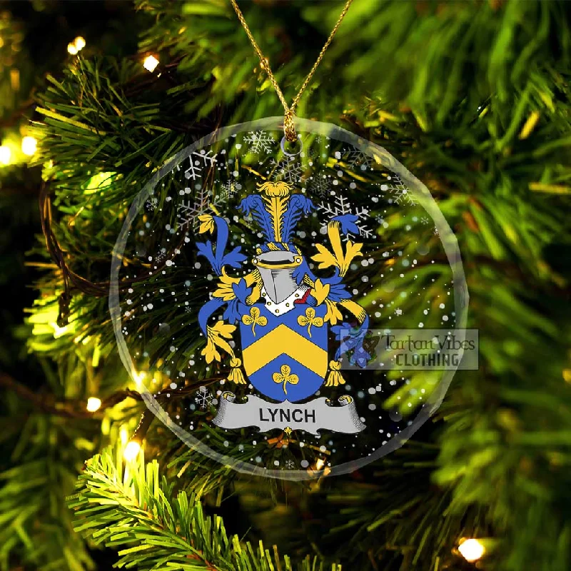 Lynch Irish Clan Christmas Glass Ornament with Coat of Arms Anorak Windbreaker Fleece Lynch Irish Clan Christmas Glass Ornament with Coat of Arms Anorak Windbreaker Fleece